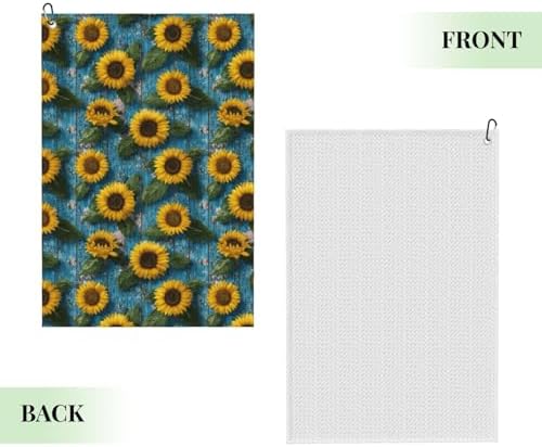 Sunflower Golf Towel Microfiber - Image 3