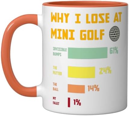 Mini Golf Champion Humor Family Golfers Ceramic Mug by Unknown