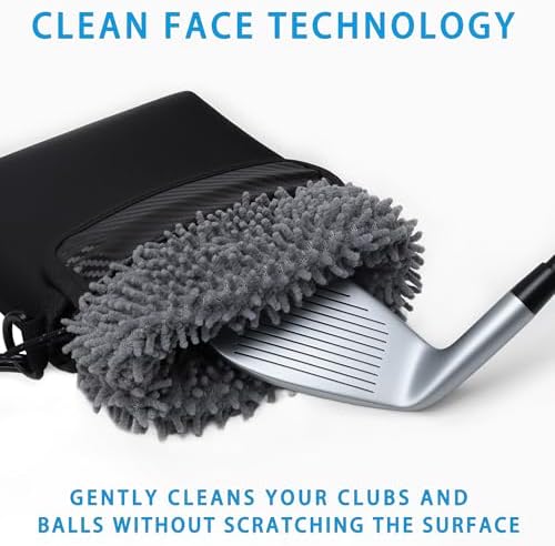 Golf Cleaning Kit Accessories, Golf Club Ball Cleaning Bag, Gift - Image 2