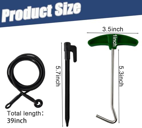 4Sets Golf Tee Anchor, Holds in Place - Image 2