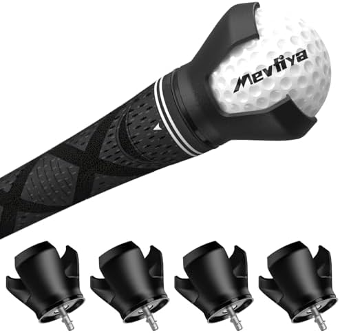 MAZEL 4 Pcs Ball Grabber Golf Ball Pick Up Retriever Claw Sucker Tool Fit Golf by MAZEL