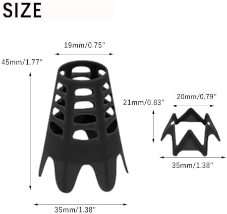 Plastic Golf Simulator Tees for Indoor Outdoor Practice Training, Golf Mat Tees - Image 2