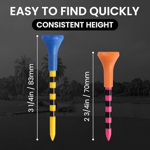 FINGER TEN Unbreakable Plastic Golf Tees - Image 2