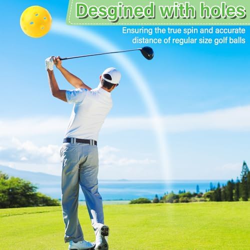 MiniInflat 80 Pcs Practice Golf Balls Plastic 42mm - Image 5
