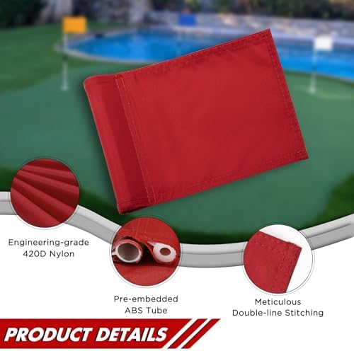 KINGTOP Solid Mini Golf Flags - Image 2