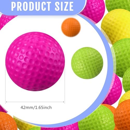 Junkin 24 Pcs Foam Golf Balls Practice Realistic Feel - Image 2