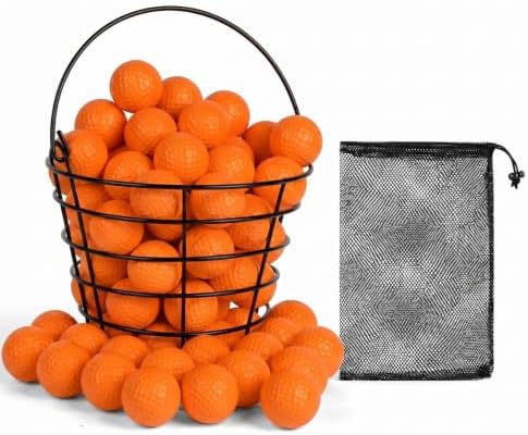 ZenNex 80 Pcs Foam Golf Practice Balls，Lifelike Touch, Durable Construction by Unknown