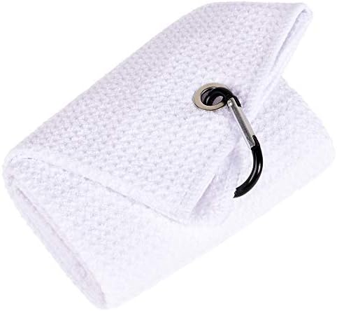 Mile High Life Tri-fold Golf Towel | 16" X 24" | Premium Microfiber Fabric | by MileHighLife