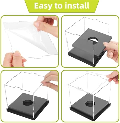 2PCS Softball Display Case Acrylic Clear Display Box Baseball Tennis Golf - Image 5