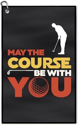 Funny Golf Towels for Men by unskcalb