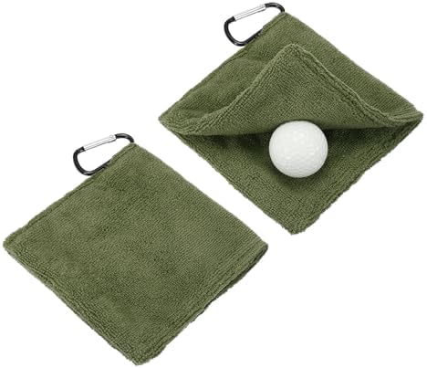 Small Microfiber Golf Towel, Pocket Golf Ball Towel by YELARXI