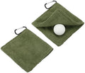 Small Microfiber Golf Towel, Pocket Golf Ball Towel by YELARXI