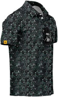 ZITY Mens Golf Polo Shirts Short Sleeve UPF 50+ Moisture Wicking Tshirt by ZITY