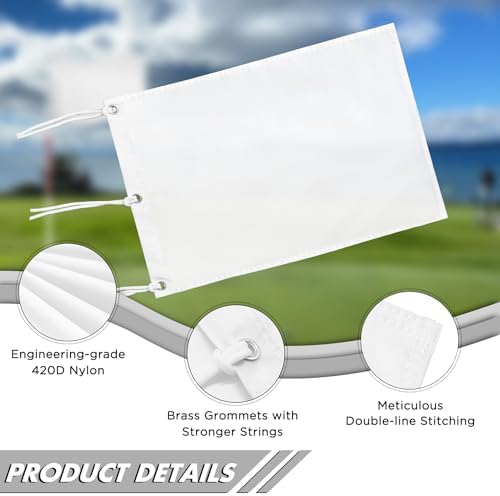 KINGTOP Golf Flags with Grommets, 14 x 20 in, 420D Nylon - Image 2