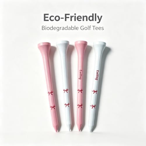 Cute Pink Golf Tees for Women, 50 Pack Golf Ball Tees, Ideal Golf Gift for Wife - Image 3