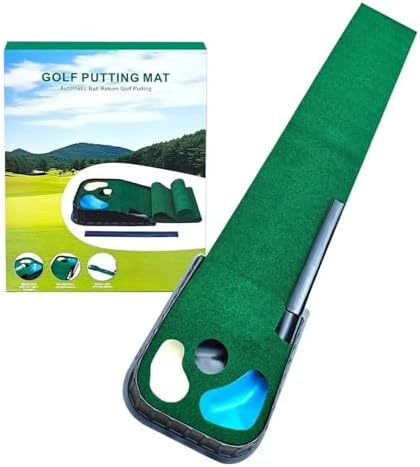 Indoor and Outdoor Golf Practice Putting Green, Portable Home Office Golf by Unknown