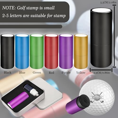 Amlion Custom Golf Ball Stamp Personalized Self-Inking Stamper Golf Ball Markers - Image 2