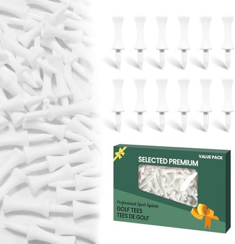 Amy Sport Golf Tees Plastic Step Down 50 Pack by AmySport