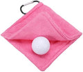 Small Microfiber Golf Towel, Pocket Golf Ball Towel by YELARXI