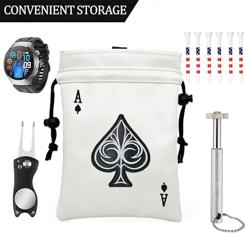 Skull Golf Valuables Pouch Bag - Image 3