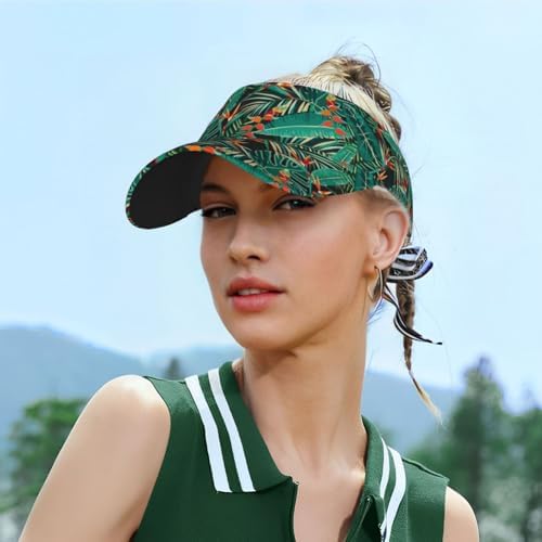 Sports Sun Visor Hats Adjustable Men Women Lightweight Packable Cooling Empty - Image 5