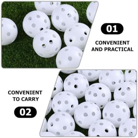 25 Pack Reusable Hollow Golf Practice Balls - Image 7