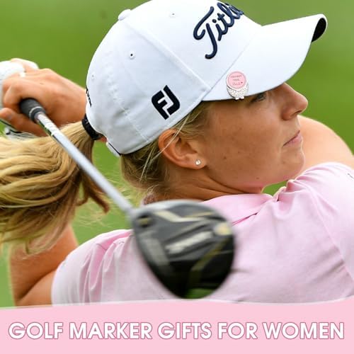 Funny Golf Ball Marker for Women Pink Hat Clip Golf Gifts for Women - Image 2