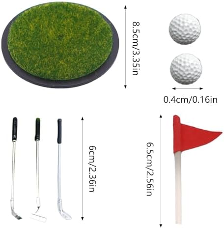 Tabletop Golf Game, Portable Putting Green Toy, Mini Golf Set - Image 5