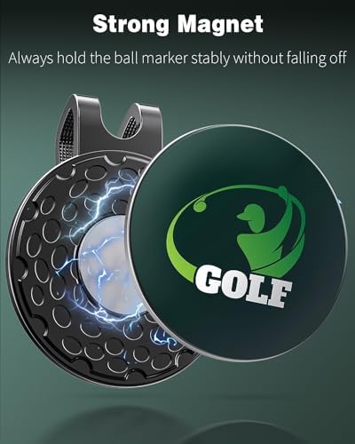 GreenHaven Magnetic Golf Hat Clip Marker Set - Image 3