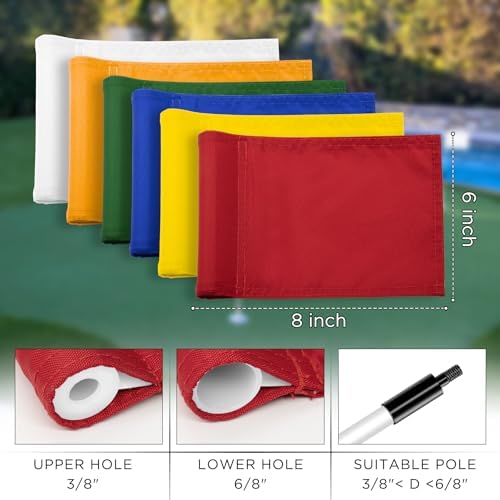 KINGTOP Solid Mini Golf Flags - Image 3