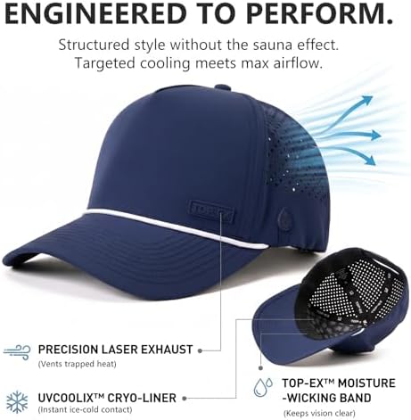 TOP-EX Performance Golf Baseball Hat - Image 5