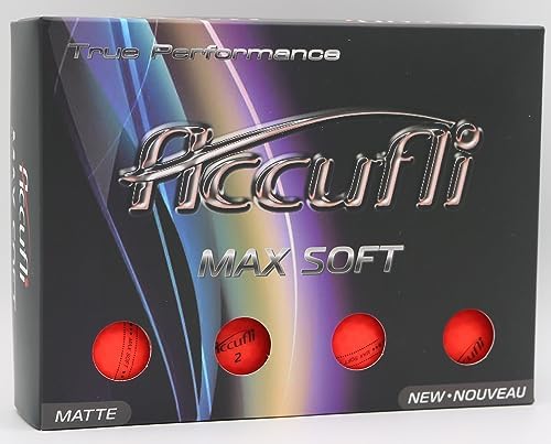 ACCUFLI Max Soft Matte Golf Balls by ACCUFLI