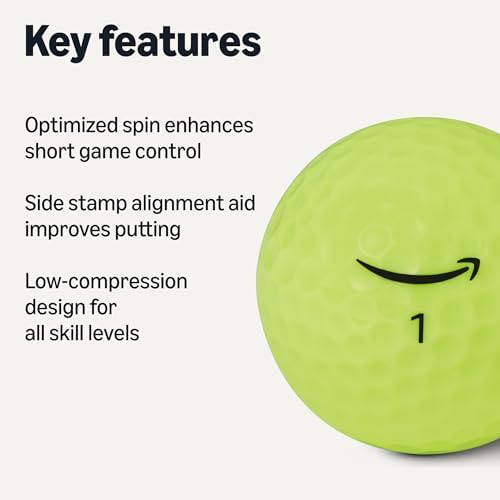 Amazon Basics Core Soft Golf Balls, Low Compression, Side Stamp Alignment - Image 2