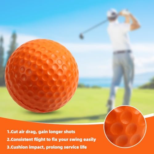 96 Pcs Foam Golf Practice Balls, Soft Limited Flight - Image 4