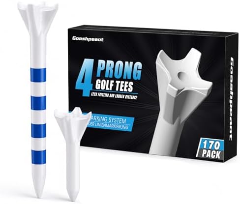 Golf Tees, Mixed Size Plastic Golf Tees by Unknown