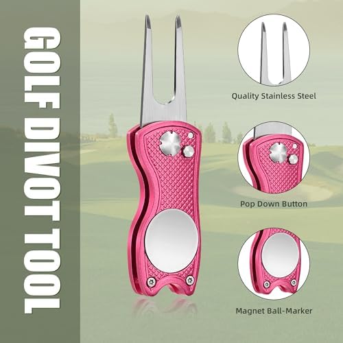 Mile High Life Golf Divot Repair Tool, All Metal Foldable Divot Tool - Image 2