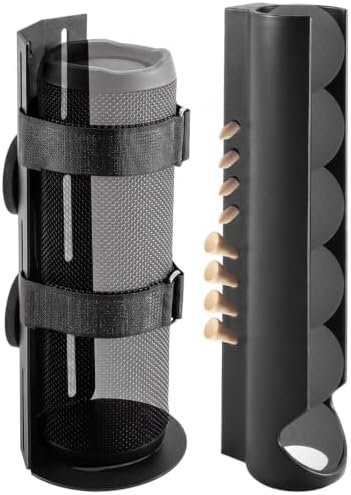 Magnetic Golf Cart Speaker Mount & Ball Holder Set, Tee Storage Rack by Unknown