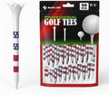 SAPLIZE Thick 100 or 50 Pack Plastic Golf Tees by SAPLIZE