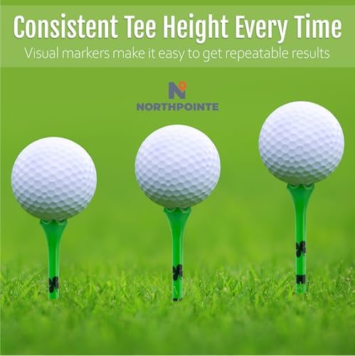 NorthPointe 3 ¼ Neon Plastic Golf Tees – Highly Visible Bright Colors - Image 5