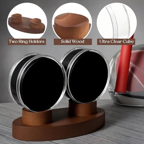 Weysat Hockey Puck Display Case 2 in 1 Hockey Puck Holder - Image 3