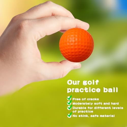 Yunsailing 50 Pack Foam Golf Practice Balls Realistic Feel Flight Training Golf - Image 6