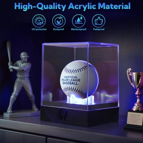 4 Pack Baseball Display Case - Image 4