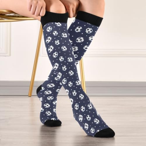 White Baseballs Stitching Compression Sock - Image 3