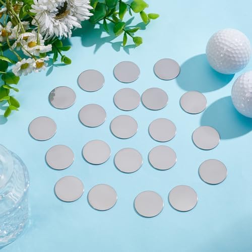 PLIGREAT Golf Ball Marker Blank, Blank Ball Coin Golf Markers Suit Golfing Tool - Image 5