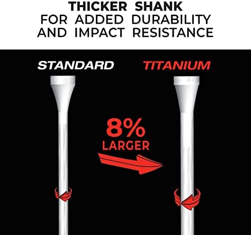 PrideSports PTS Titanium Strength Wooden Golf Tees | 65 Count, 2-3/4 Inch | 8% - Image 6