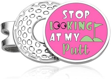 Funny Golf Ball Markers for Women Golf Accessories Hat Clip Female Golfer by Aeolussoms