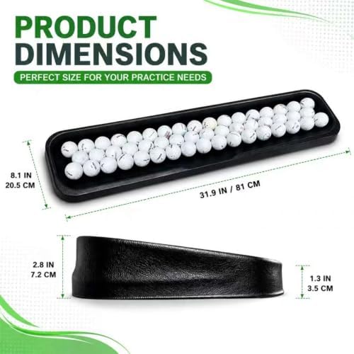 100-Ball Golf Tray for Hitting Mats & Simulators - - Image 2