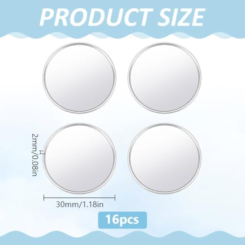 PLIGREAT Golf Ball Marker Blank, Blank Ball Coin Golf Markers Suit Golfing Tool - Image 2