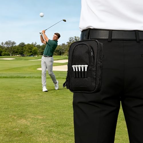 Golf Ball Bag Pouch + Green Ball Pendant, Golf Valuables Pouch & Golf Ball - Image 6