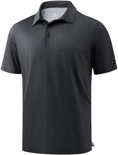 Obla Men's Golf Shirt Short Sleeve Dry Fit Collared Polo Shirts by OBLA
